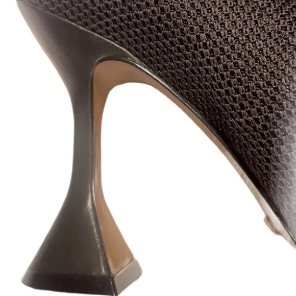 L’intervalle black pointed toe day 2 nite trendy stylish knit ankle boot 9 - Picture 5 of 6